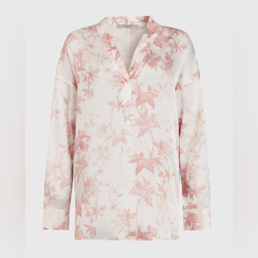 ALLSAINTS Andia Evolution Shirt in Pink